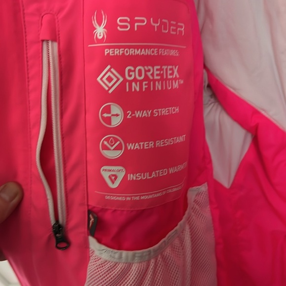 Women’s spyder jacket in mint condition size 10 - Picture 3 of 6